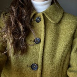 Boden Fit & Flare Boiled Wool Soho Coat